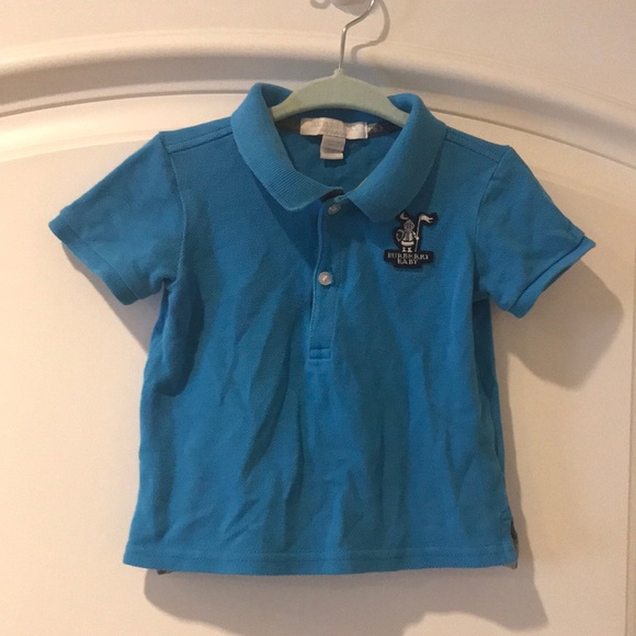 authentic burberry polo shirt